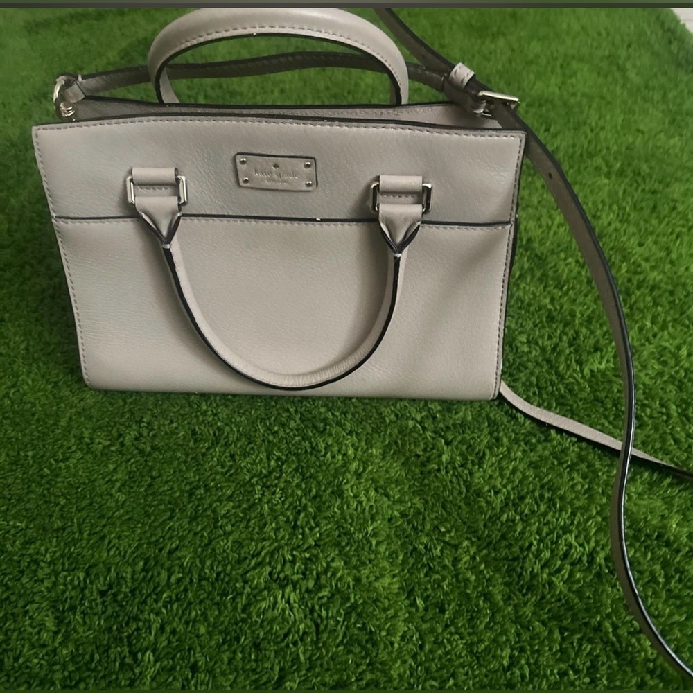 Kate Spade Leather Satchel Crossbody Bag Top Handle Purse